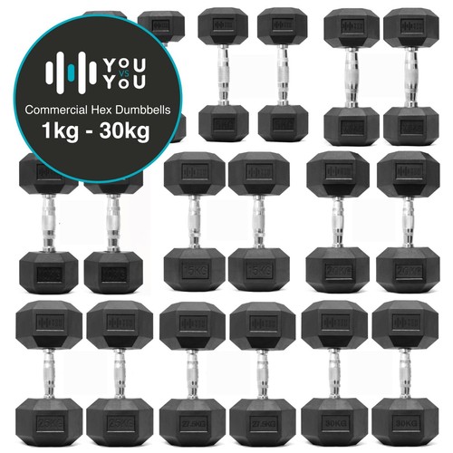 Hex dumbbells weights rubber - weights,
