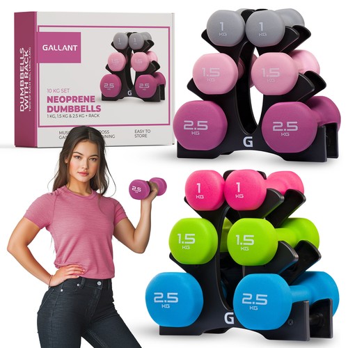 Neoprene dumbbells weights - dumbbells,