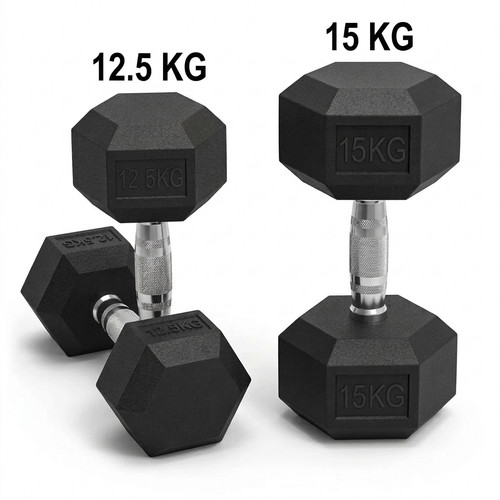 New hex dumbbells cast iron - new,