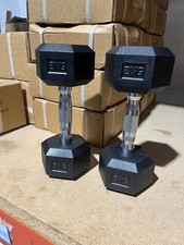 1KG-50KG Hex Rubber Dumbbell