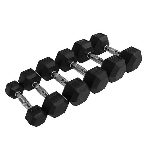 Hex dumbbells cast - hex,