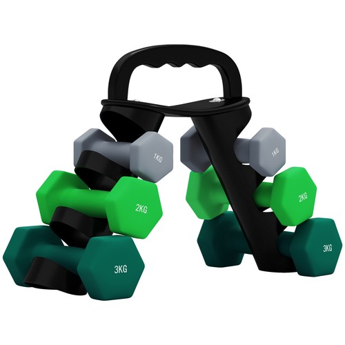 Sportnow dumbbells set with - set,