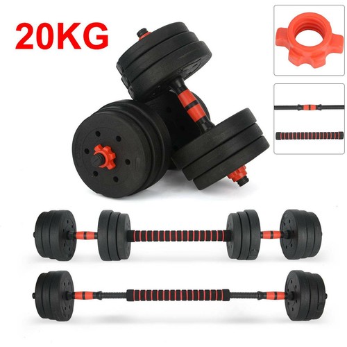 20kg fitness dumbbells pair - 20kg, of