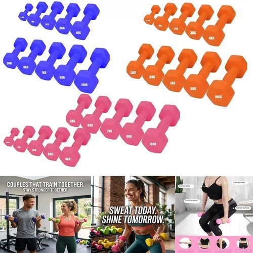 Neoprene dumbbells set iron - dumbbells,