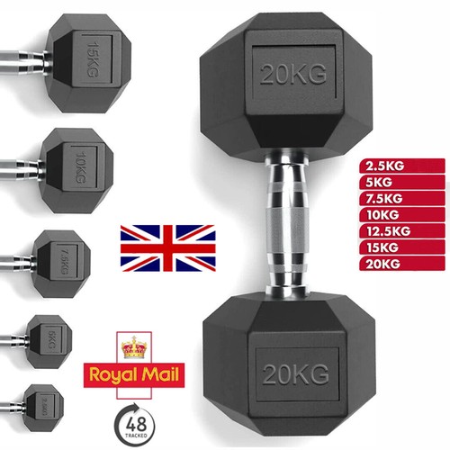 Hex dumbbells set 5kg - hex,