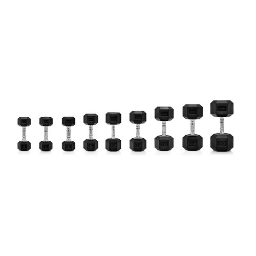 Adabt hex dumbbells cast iron - hex,
